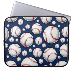 Capa Para Notebook Padrão de Esporte de Baseball