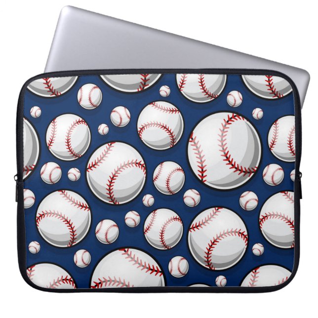 Capa Para Notebook Padrão de Esporte de Baseball (Frente)