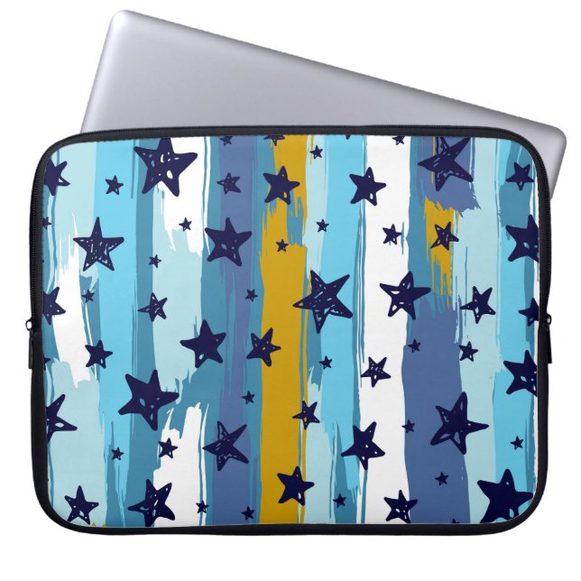 Capa Para Notebook Padrão de estrela sem falhas: fundo versátil (Frente)