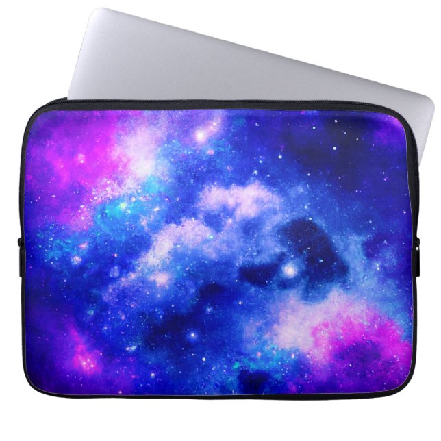 Capa Para Notebook Padrão de exploração de nebulosa vibrante (Frente)
