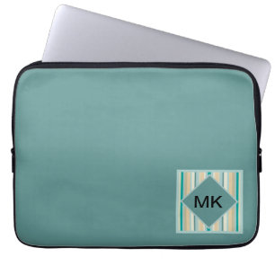 Capa Para Notebook Padrão de faixas de praia