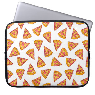 Capa Para Notebook Padrão de fatia de pizza divertida