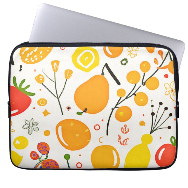 Capa Para Notebook Padrão de Fiesta de Fruta tropical (Frente)