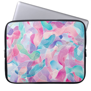 Capa Para Notebook Padrão de Fita Abstrata Pastel