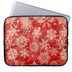 Capa Para Notebook Padrão de flocos de neve