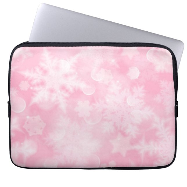 Capa Para Notebook Padrão de flocos de neve (Frente)