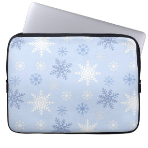 Capa Para Notebook Padrão de flocos de neve