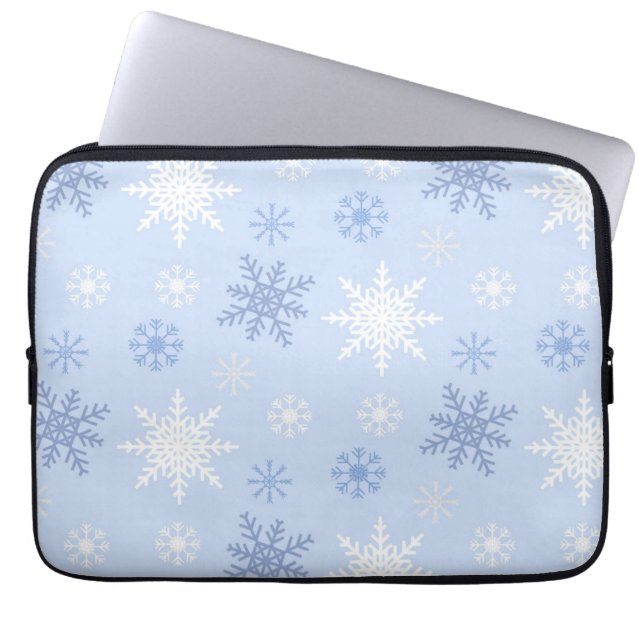 Capa Para Notebook Padrão de flocos de neve (Frente)