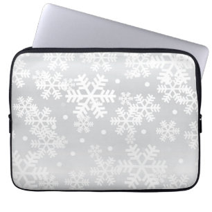 Capa Para Notebook Padrão de flocos de neve