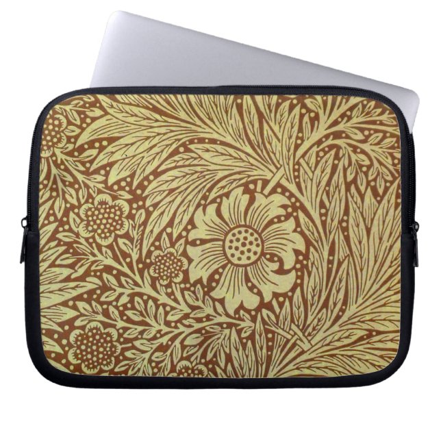 Capa Para Notebook Padrão de Flor Antiga Marigold de William Morris (Frente)