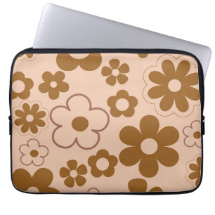 Capa Para Notebook Padrão de Flor de Hippie Y2K do Forno de Outono Ca