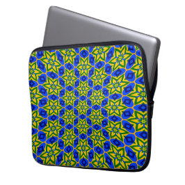 Capa Para Notebook Padrão de Flores de Abstrato Elegante