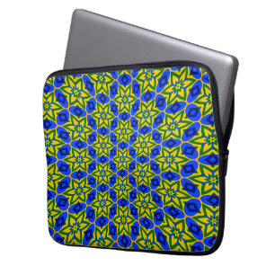 Capa Para Notebook Padrão de Flores de Abstrato Elegante