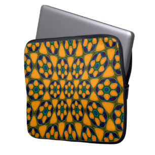 Capa Para Notebook Padrão de Flores de Abstrato exclusivo