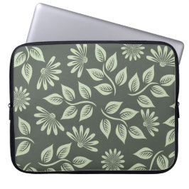 Capa Para Notebook Padrão de Flores de Mola