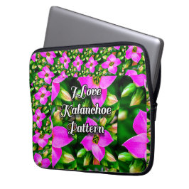 Capa Para Notebook Padrão de Flores Tropicais Rosa