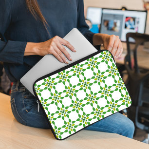 Capa Para Notebook Padrão de Folhas, Padrão de Folhagens, Folhas Verd