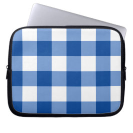 Capa Para Notebook Padrão de gingham azul