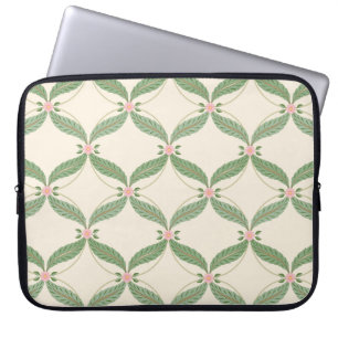 Capa Para Notebook Padrão de Grade de Folhas Simples