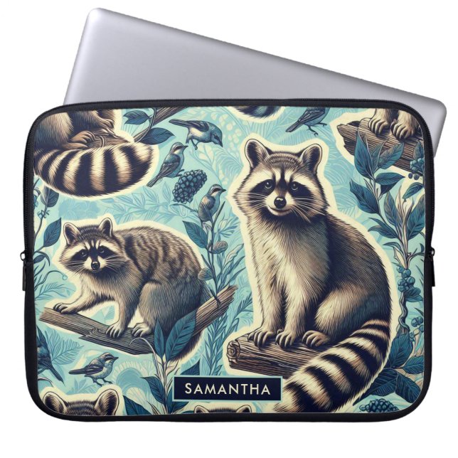 Capa Para Notebook Padrão de guaxinim (Frente)