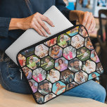 Capa Para Notebook Padrão de Hexágono Moderno Simples de Colagem de F<br><div class="desc">Colagem de Fotografias Múltiplas Padrão Simples de Hexágono Moderno Honeycomb Eletrônicos Personalizadas Bolsa de laptop apresenta uma colagem de fotografias das suas fotografias favoritas em forma de hexágono. Perfeito para presentes de aniversário, Natal, Dia de as mães, Dia de os pais, Avós, irmão, irmã, melhor amigo e muito mais. DICA...</div>