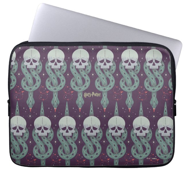 Capa Para Notebook Padrão de Ícone Geométrico da Marca Negra (Frente)