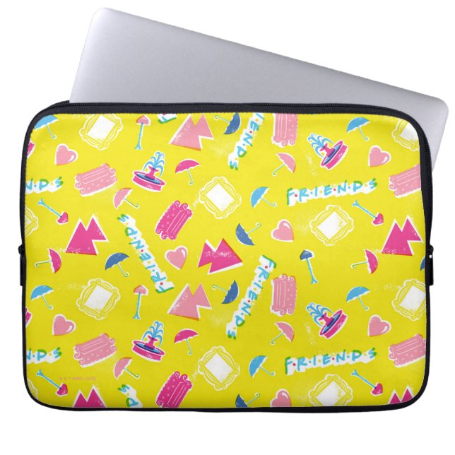 Capa Para Notebook Padrão de Ícone Neon FRIENDS™ (Frente)