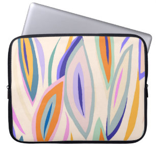 Capa Para Notebook Padrão de ilustração artística de abstrato ver