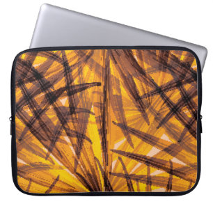 Capa Para Notebook Padrão de ilustração das palmeiras tropicais