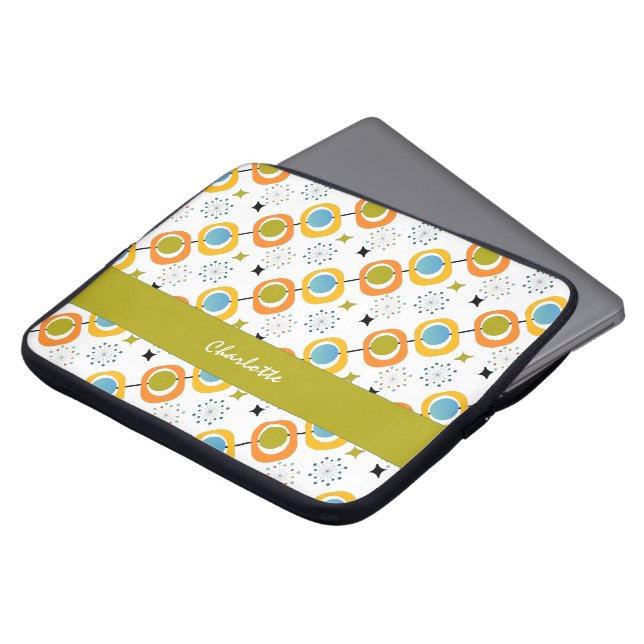 Capa Para Notebook Padrão de Interrupção de Inicialização do Meio séc (Frente Topo)