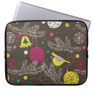 Capa Para Notebook Padrão de inverno de Natal