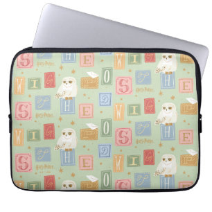 Capa Para Notebook Padrão de Letra em Bloco Hedwig Post
