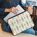 Capa Para Notebook Padrão De Lhamas, Lhamas Cutas, Alpacas, Cactus<br><div class="desc">Um padrão bonito,  divertido e adorável com lhamas,  alpacas,  estrelas e cacto. Presente moderno e moderno,  perfeito para o amante de lama em sua vida.</div>