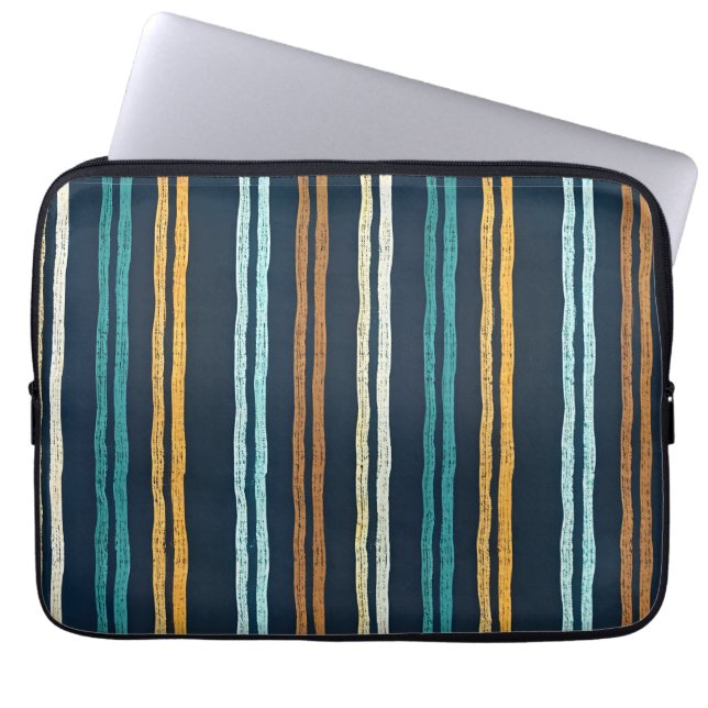 Capa Para Notebook padrão de Linhas Verticais Abstratas (Frente)