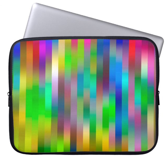 Capa Para Notebook padrão de linhas verticais paralelas simples | ABS (Frente)
