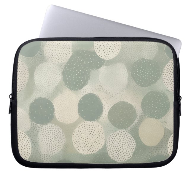 Capa Para Notebook Padrão de Liquidificador de Círculo Orgânico (Frente)