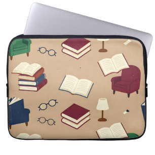 Capa Para Notebook Padrão de Livros de Cantinho de Leitura Aconchegan