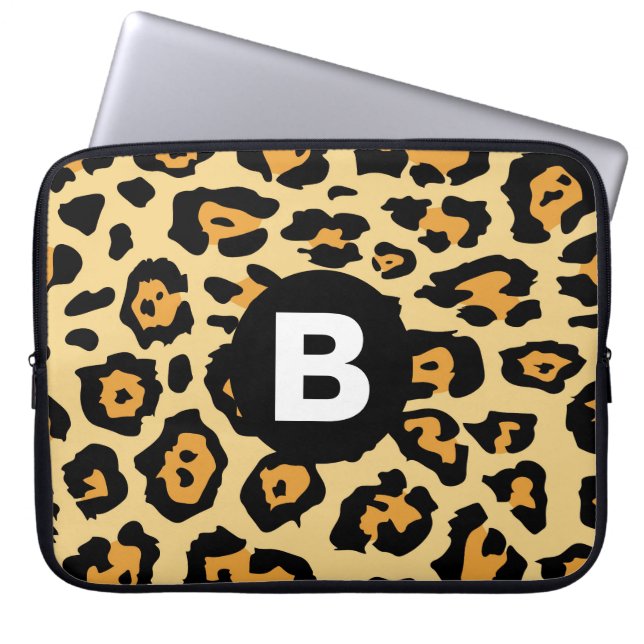 Capa Para Notebook Padrão de manchas de guepardo moderno (Frente)