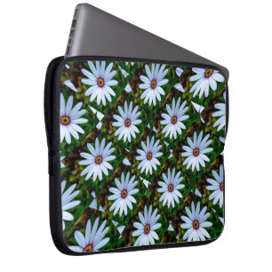 Capa Para Notebook Padrão de margarida branca