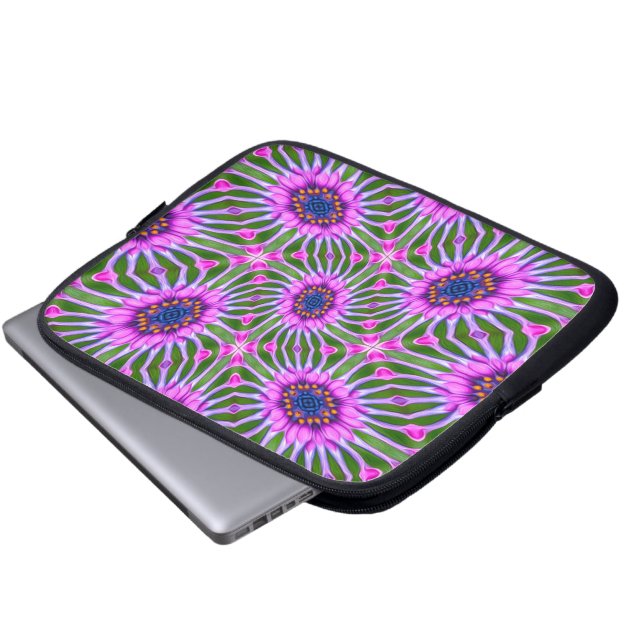 Capa Para Notebook Padrão de margarida estética (Frente Inferior)