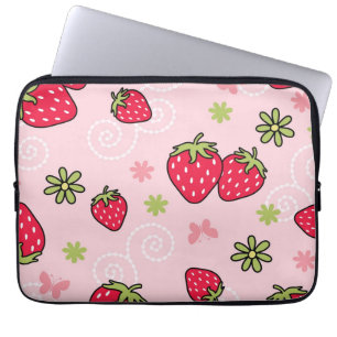 Capa Para Notebook Padrão de morango