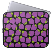 Padrão de Morango Halloween Roxo