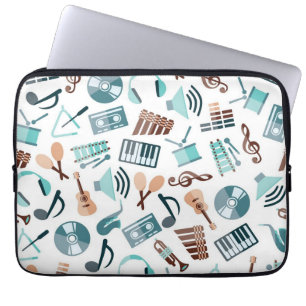Capa Para Notebook Padrão de música