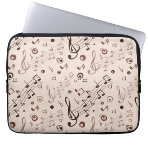 Capa Para Notebook Padrão de música