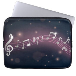 Capa Para Notebook Padrão de música