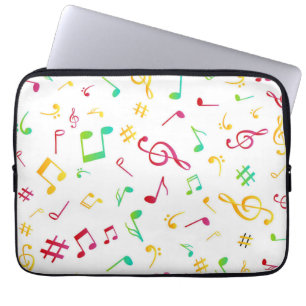 Capa Para Notebook Padrão de música