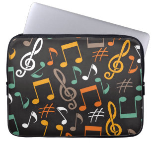 Capa Para Notebook Padrão de música