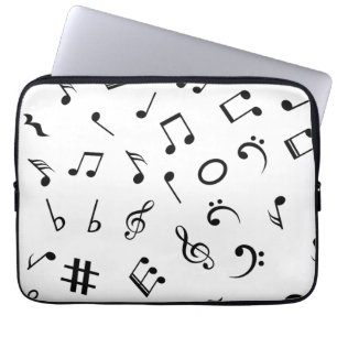 Capa Para Notebook Padrão de música