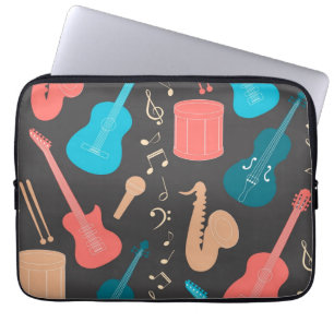 Capa Para Notebook Padrão de música