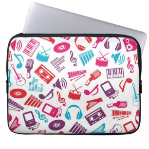 Capa Para Notebook Padrão de música